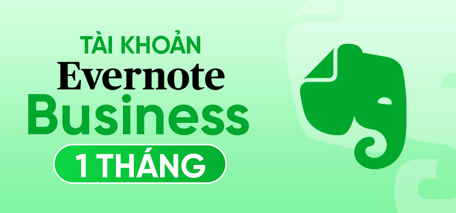 Tài khoản EverNote Business - 1 tháng